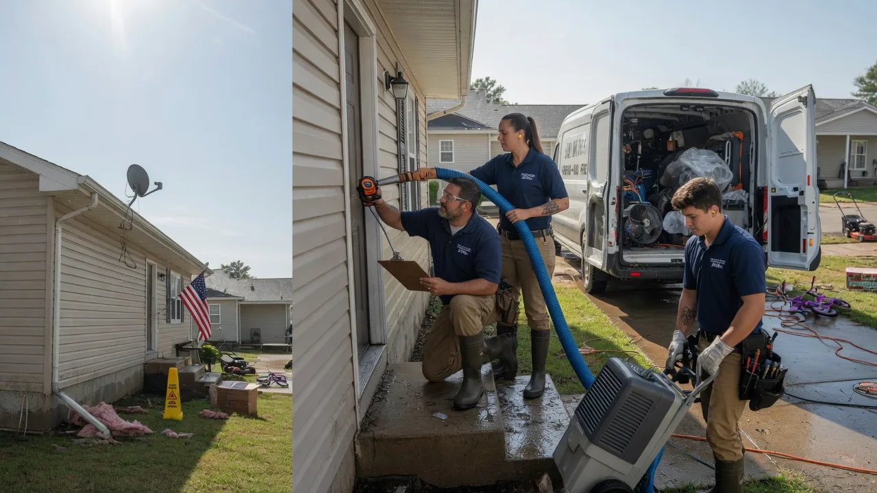 Ceiling Water Damage Restoration in Jeanerette, LA near me